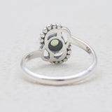 925 Sterling Silver Peridot Rings