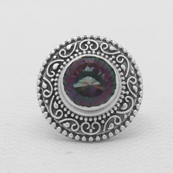925 Sterling Silver Mystic Quartz Rings