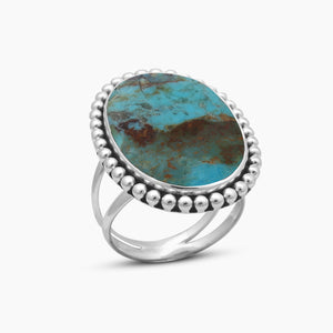 925 Sterling Silver Boulder Turquoise Rings