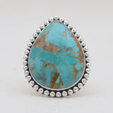 925 Sterling Silver Boulder Turquoise Rings