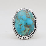 925 Sterling Silver Boulder Turquoise Rings