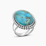 925 Sterling Silver Boulder Turquoise Rings