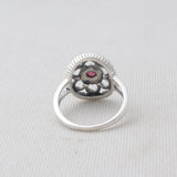 Tourmaline Silver Ring