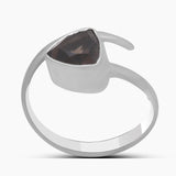 925 Silver Smoky Quartz Rings