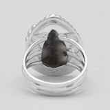 Dendritic Opal Silver Rings