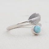 Larimar Silver Ring