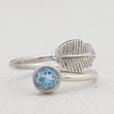 Larimar Silver Ring