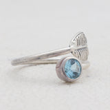 Larimar Silver Ring