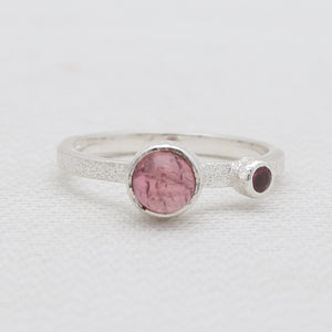 Tourmaline Silver Rings
