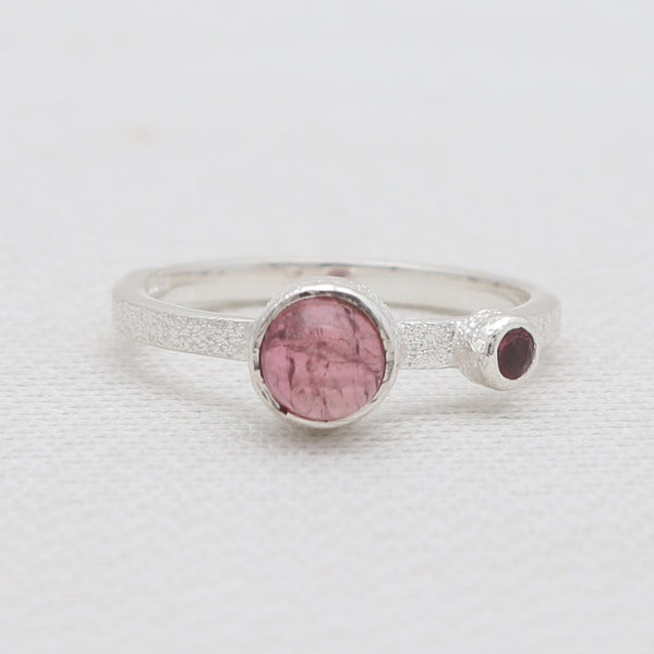 Tourmaline Silver Rings