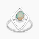 925 Sterling Silver Ethiopian Opal Rings