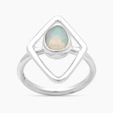 925 Sterling Silver Ethiopian Opal Rings