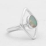 925 Sterling Silver Ethiopian Opal Rings