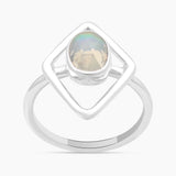 925 Sterling Silver Ethiopian Opal Rings