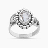 925 Sterling Silver Herkimer Quartz Rings