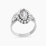 925 Sterling Silver Herkimer Quartz Rings