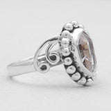 925 Sterling Silver Herkimer Quartz Rings