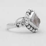 925 Sterling Silver Herkimer Quartz Rings