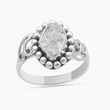 925 Sterling Silver Herkimer Quartz Rings