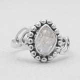 925 Sterling Silver Herkimer Quartz Rings
