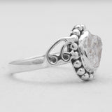 925 Sterling Silver Herkimer Quartz Rings