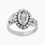 925 Sterling Silver Herkimer Quartz Rings