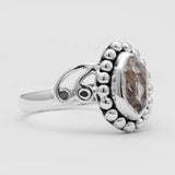 925 Sterling Silver Herkimer Quartz Rings