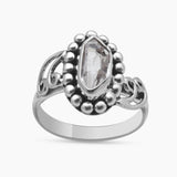 925 Sterling Silver Herkimer Quartz Rings