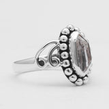 925 Sterling Silver Herkimer Quartz Rings