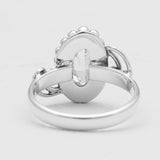925 Sterling Silver Herkimer Quartz Rings
