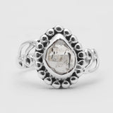 925 Sterling Silver Herkimer Quartz Rings
