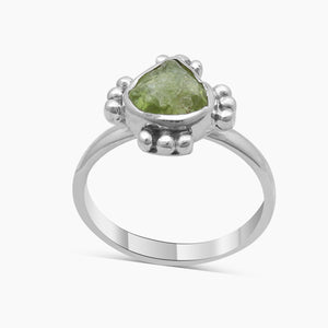 925 Sterling Silver Peridot Rings
