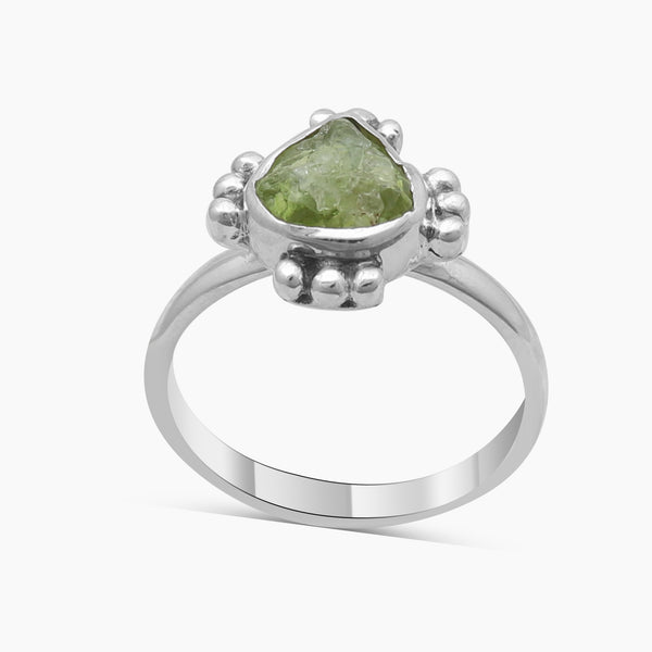 925 Sterling Silver Peridot Rings
