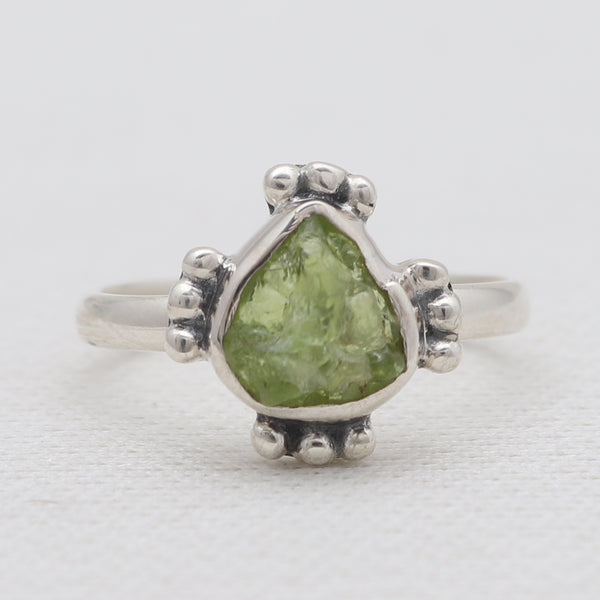 925 Sterling Silver Peridot Rings