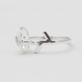 925 Sterling Silver Herkimer Quartz Rings