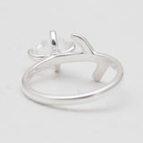 925 Sterling Silver Herkimer Quartz Rings