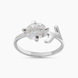 925 Sterling Silver Herkimer Quartz Rings