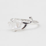 925 Sterling Silver Herkimer Quartz Rings