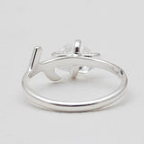 925 Sterling Silver Herkimer Quartz Rings
