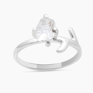 925 Sterling Silver Herkimer Quartz Rings