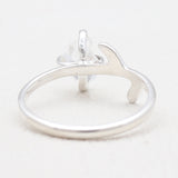 925 Sterling Silver Herkimer Quartz Rings