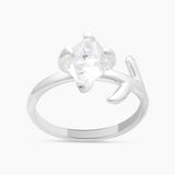 925 Sterling Silver Herkimer Quartz Rings