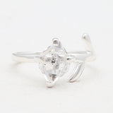 925 Sterling Silver Herkimer Quartz Rings