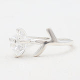 925 Sterling Silver Herkimer Quartz Rings
