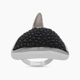 Shark Tooth Silver Rings