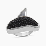 Shark Tooth Silver Rings