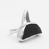 Shark Tooth Silver Rings