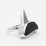 Shark Tooth Silver Rings