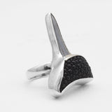 Shark Tooth Silver Rings