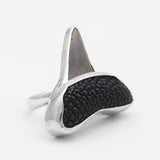 Shark Tooth Silver Rings